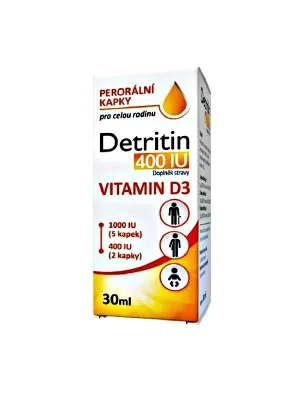 Detritin 400 IU Vitamin D3 Tropfen 30 ml