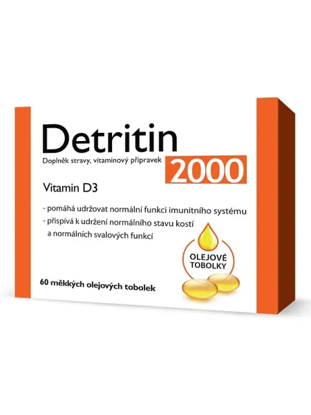 Detritin Vitamin D3 2000 IE 60 Weichkapseln