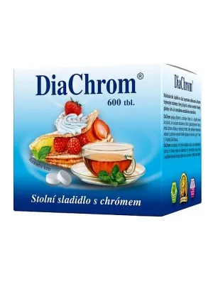 DiaChrom kalorienarmer Süßstoff 600 Tabletten