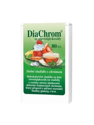 DiaChrom mit Steviolglykosiden 80 Tabletten