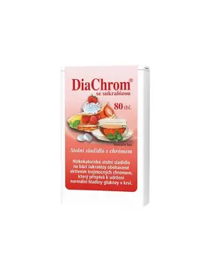 DiaChrom mit Sucralose kalorienarmer Süßstoff 80 Tabletten