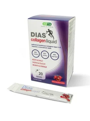 DIAS Collagen Liquid 15 ml X 20 Beutel Granatapfel