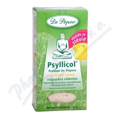 DR. POPOV Psyllicol Flohsamen 100 g Zitrone