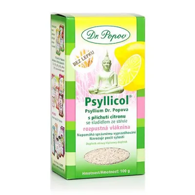 DR. POPOV Psyllicol Flohsamen 100 g Zitrone
