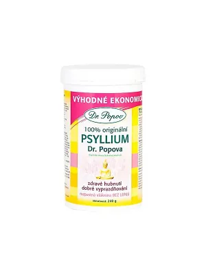 DR. POPOV Psyllium (Flohsamen) Indisher Ballaststoff 240 g