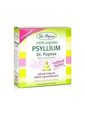 DR. POPOV Psyllium (Flohsamen) Indischer Ballaststoff 500 g