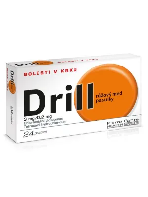 Drill Ruzovy Med (Rosa Honig) 24 Pastillen