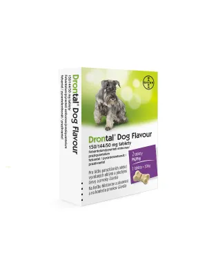 Drontal Dog Flavour 150/144/50 mg 2 Tabletten