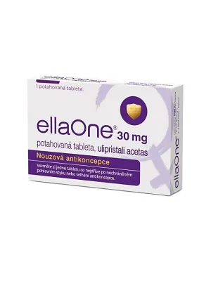 EllaOne 30 mg  Notfallverhütung 1 Tablette