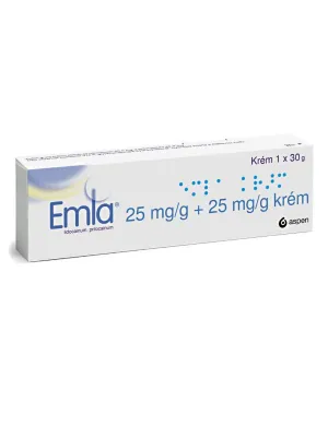 Emla 25 mg/g + 25 mg/g Creme 30 g