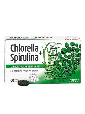 Favea Chlorella + Spirulina 60 Tabletten