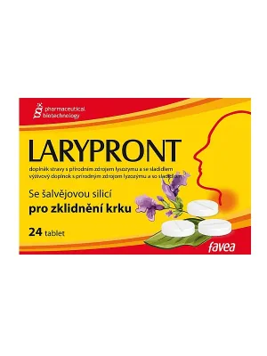 Favea Larypront mit Salbei ätherisches Öl 24 Tabletten