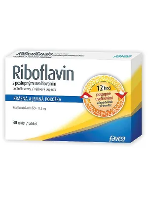 Favea Riboflavin Allmähliche Freisetzung 30 Tabletten