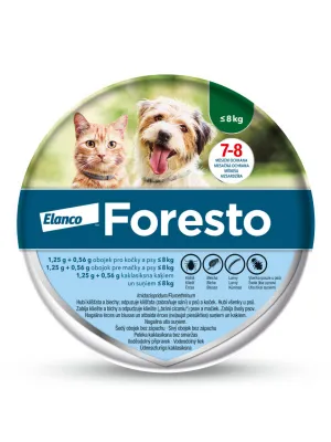 FORESTO 1.25 g + 0.56 g Halsband Katzen + Hunde bis 8 kg