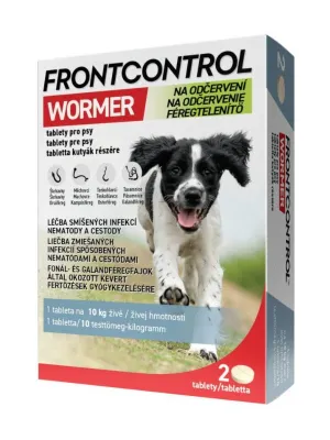 Frontcontrol Wormer für Hunde 2 Tabletten