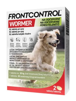 Frontcontrol Wormer für Hunde XL 2 Tabletten