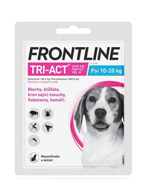 Frontline Tri-Act Hunde 10-20 kg Spot-On Pipette 1 x 2 ml