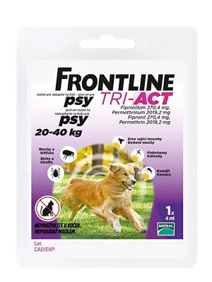 Frontline Tri-Act Hunde 20-40 kg Spot-On Pipette 1 x 4 ml