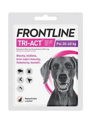 Frontline Tri-Act Hunde 20-40 kg Spot-On Pipette 1 x 4 ml