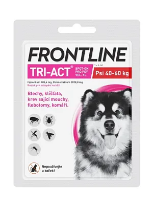 Frontline Tri-Act Hunde 40-60 kg Spot-On Pipette 1 x 6 ml