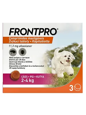 Frontpro 11.3 mg Hund 2-4 kg 3 Kautabletten