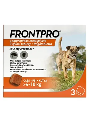 Frontpro 28.3 mg Hund 4-10 kg 3 Kautabletten