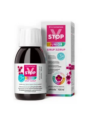 Fytofontana V-STOP Sirup JUNIOR 3 Jahre+ Erdbeere 100 ml