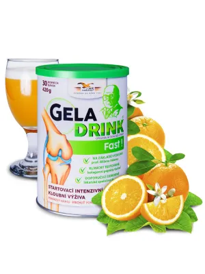 GELADRINK FAST PULVERGETRÄNK ORANGE 420 G