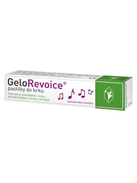 GeloRevoice Halspastillen Holunderbeere ohne Menthol 20 Stück