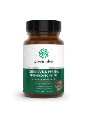 Green idea Coriolus (Schmetterlingstramete) für Hunde 120 Kapseln