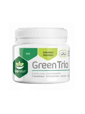 Green Trio Topnatur Chlorella, Spirulina, Gerstengras 180 Tabletten