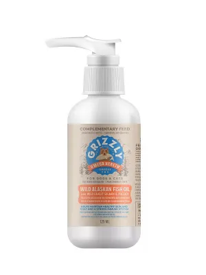 Grizzly Salmon Oil Plus Lachsöl für Hunde und Katze 125 ml