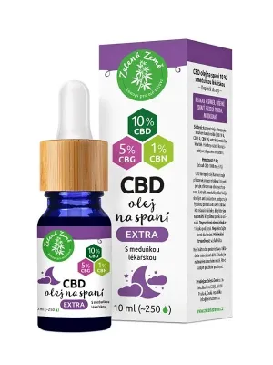 Grüne Erde (Zelená Země) CBD-Schlaftropfen EXTRA, 10 ml