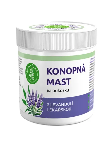 Grüne Erde (Zelená Země) Hanfsalbe mit Lavendel 100 ml