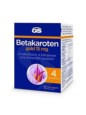 GS Beta-Carotin gold 15 mg 80+40 Kapseln