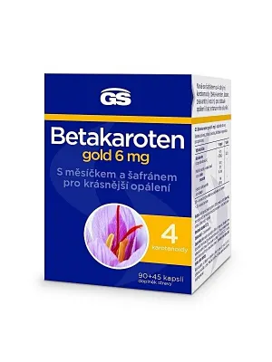 GS Beta-Carotin gold 6 mg 90+45 Kapseln