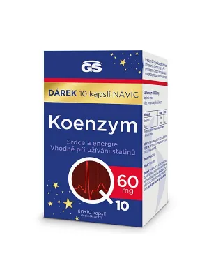 GS Coenzym Q10 60 mg 60 + 10 Kapseln Geschenkpackung
