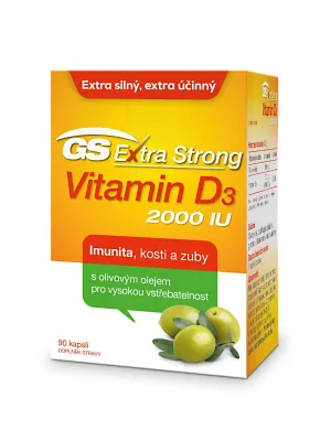 GS Extra Strong Vitamin D3 2000 IU 90 Kapseln