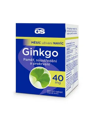 GS Ginkgo 40 mg 90 + 30 Tabletten