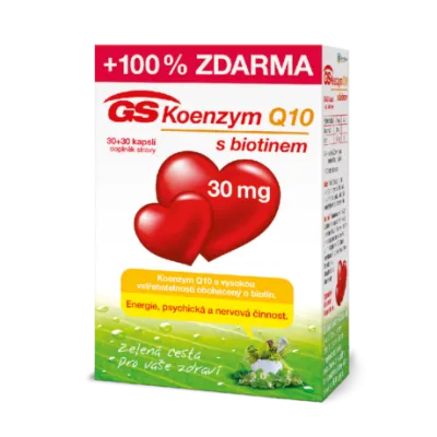 GS Coenzym Q10 30 mg 30 + 30 Kapseln