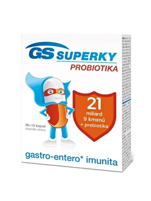 GS Superky Probiotika 30 + 10 Kapseln