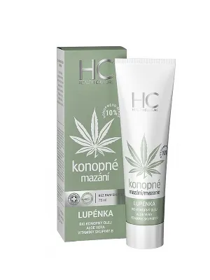 HC Konopné mazání (Hanfeinreibung) Psoriasis 75 ml