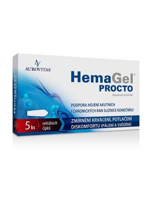 Hemagel PROCTO Zäpfchen zur Heilung von akuten Wunden
