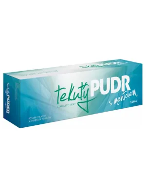 Herbacos Flüssigpuder mit Menthol Stabilisiert 100 g Tube