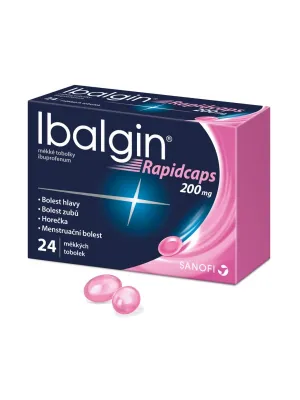 Ibalgin Rapidcaps 200 mg Ibuprofen 24 Weichkapseln