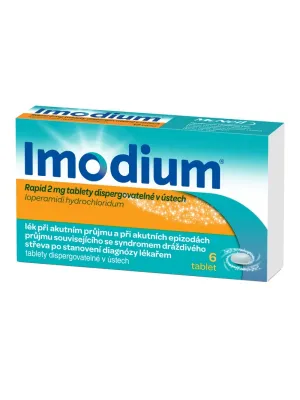 Imodium Rapid Loperamid 2 mg 6 Tabletten