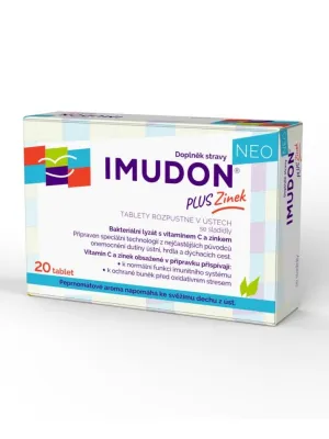 IMUDON NEO + Zink 20 Lutschtabletten mit Süßstoffen