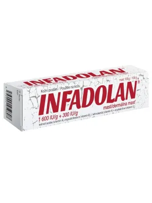 Infadolan 1600 Iu/g + 300 Iu/g Salbe 100 g