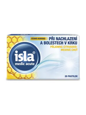 Isla Medic Acute Zitrus-Honig 20 Lutschtabletten