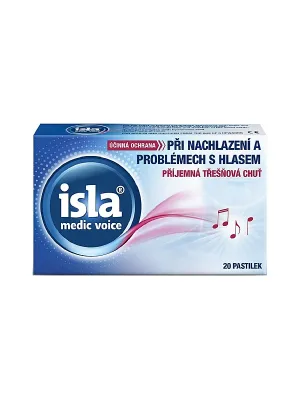 Isla Medic Voice (Stimme) Kirsche 20 Pastillen